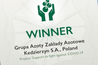 Grupa Azoty ZAK S.A zdobyła prestiżową nagrodę!