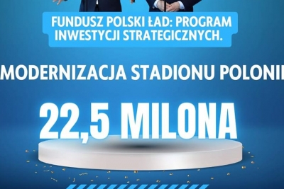 22,5 miliona na Stadion Polonii!