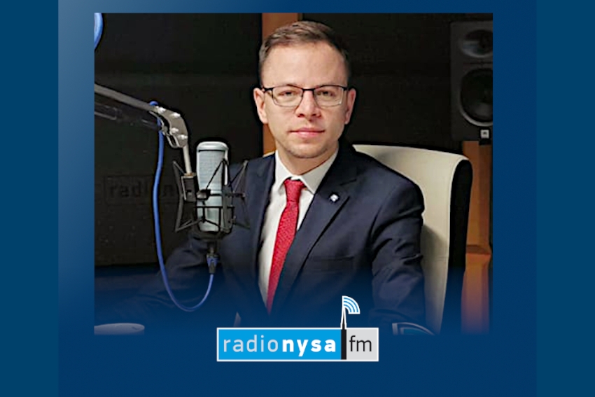 21.12.2021 - Gościem Dnia Radia Nysa był Wojciech Komarzyński